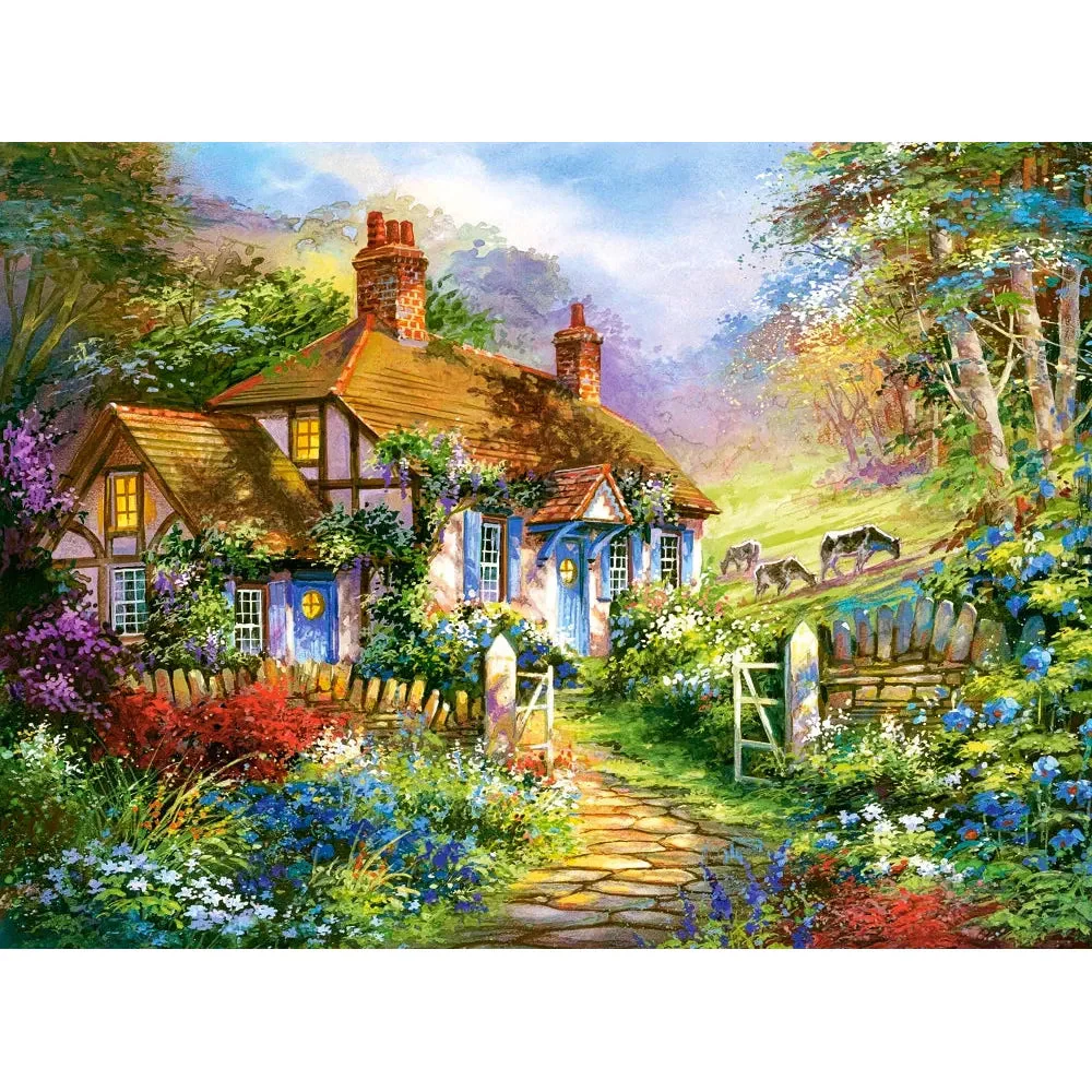 Castorland 3000-Pieces Forest Cottage Puzzle - Image 2