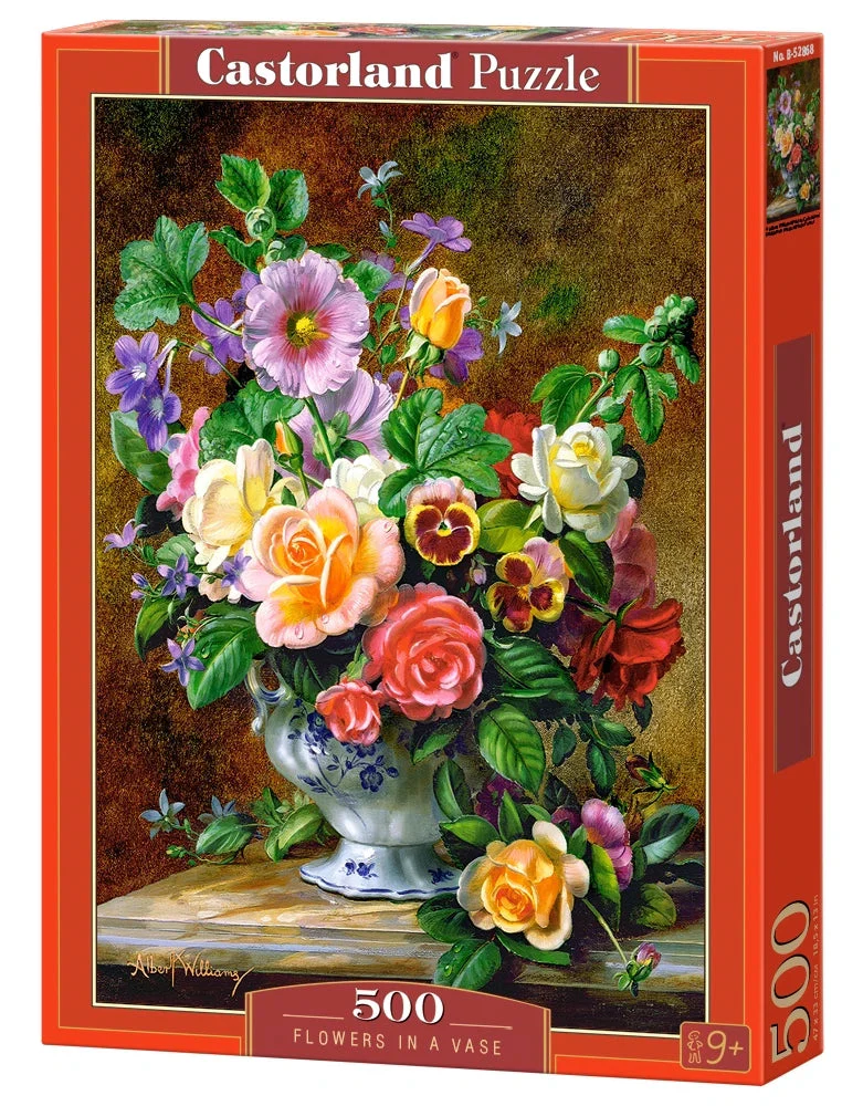 Castorland 500-Pieces Flowers In A Vase Puzzle - Image 2