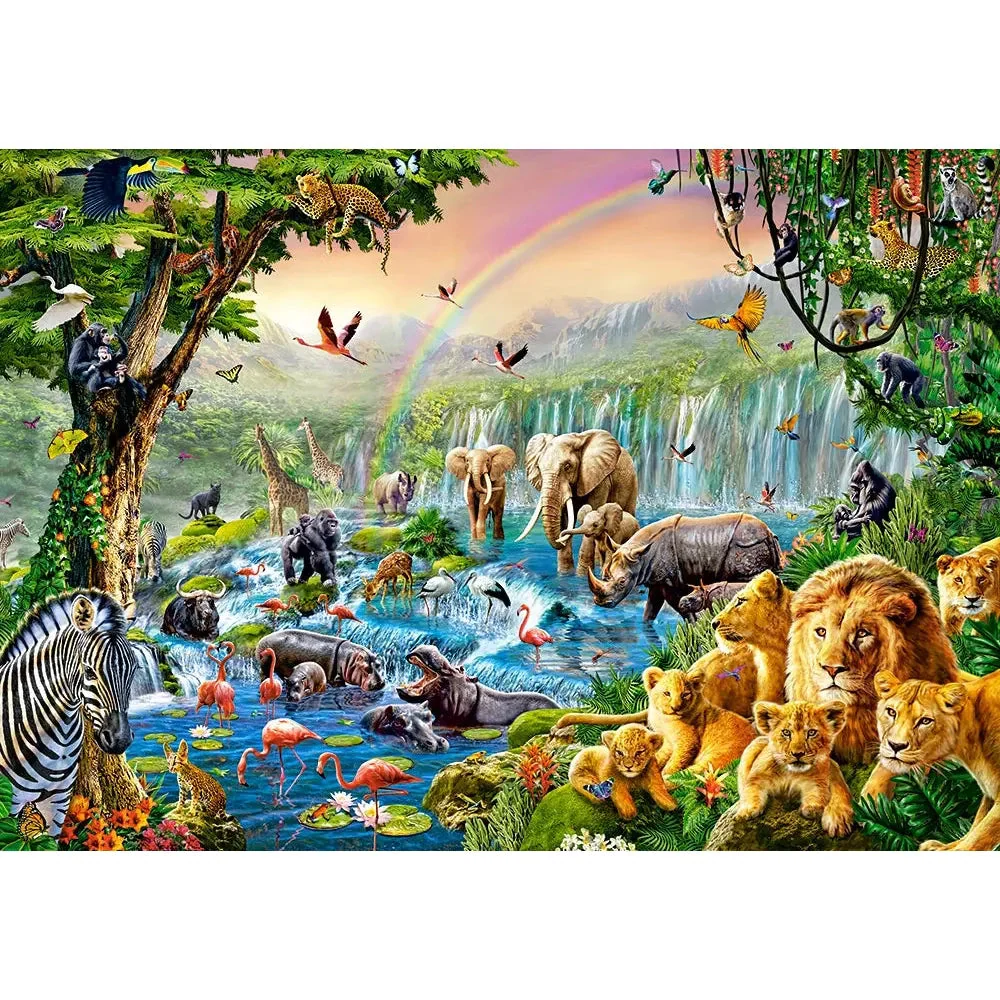Castorland 500-Pieces Jungle River Puzzle - Image 2