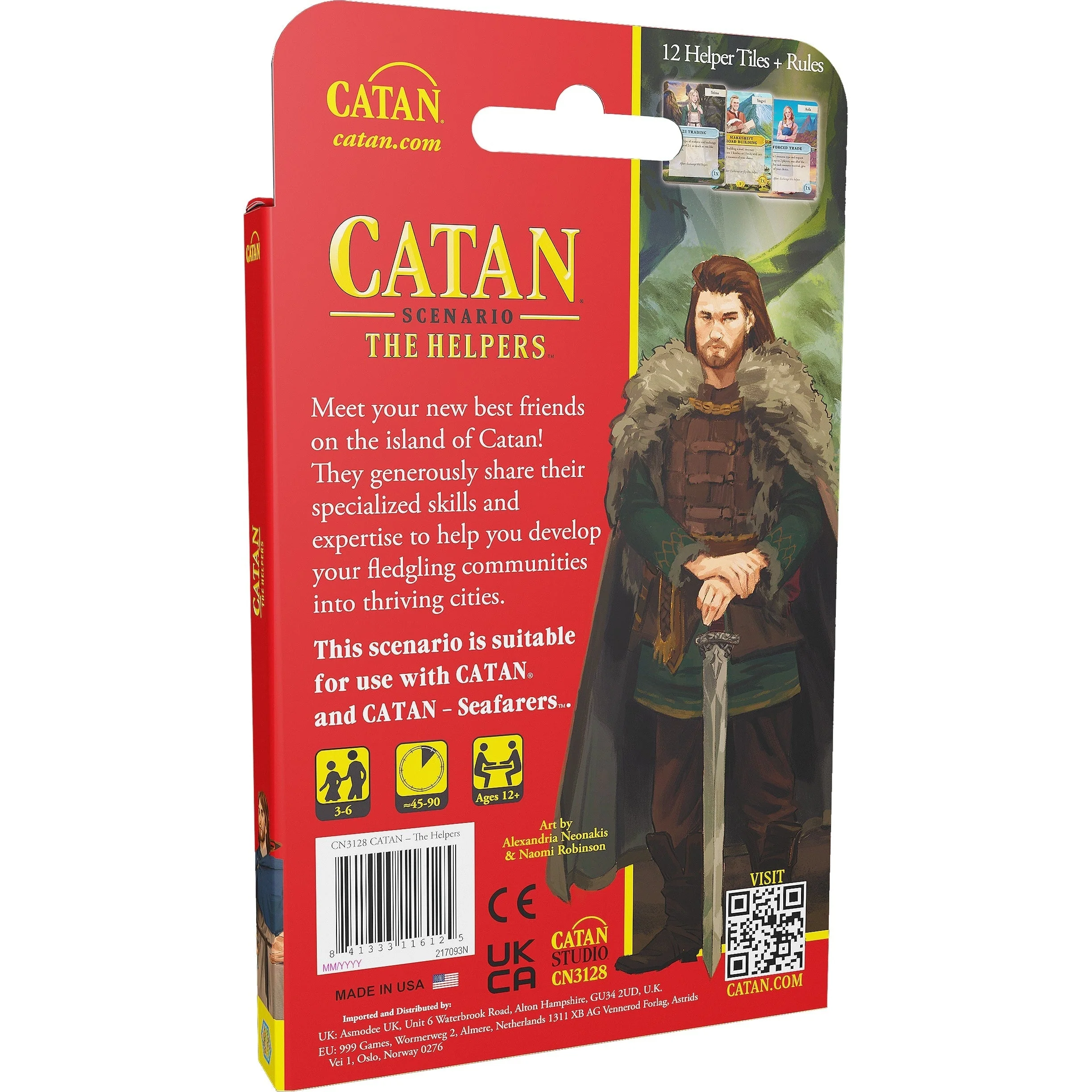 Catan Studio Catan Scenario The Helpers Expansion Game - Image 2