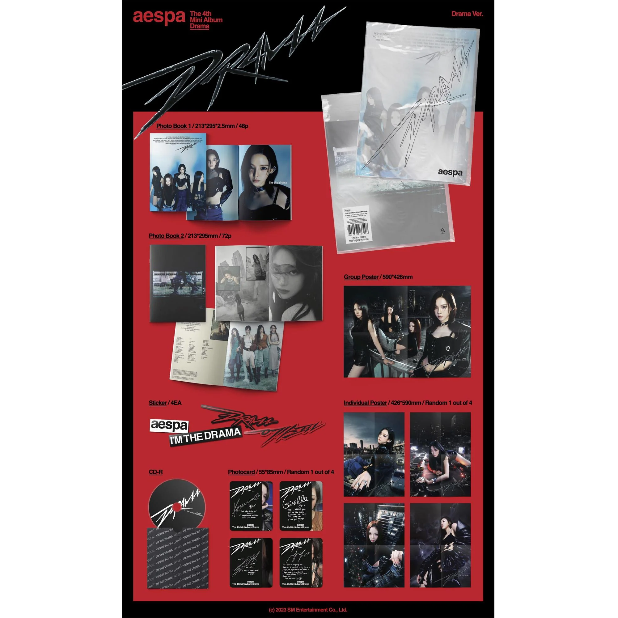 DRAMA - 4th Mini Album (2 Photobook Version) - Image 2