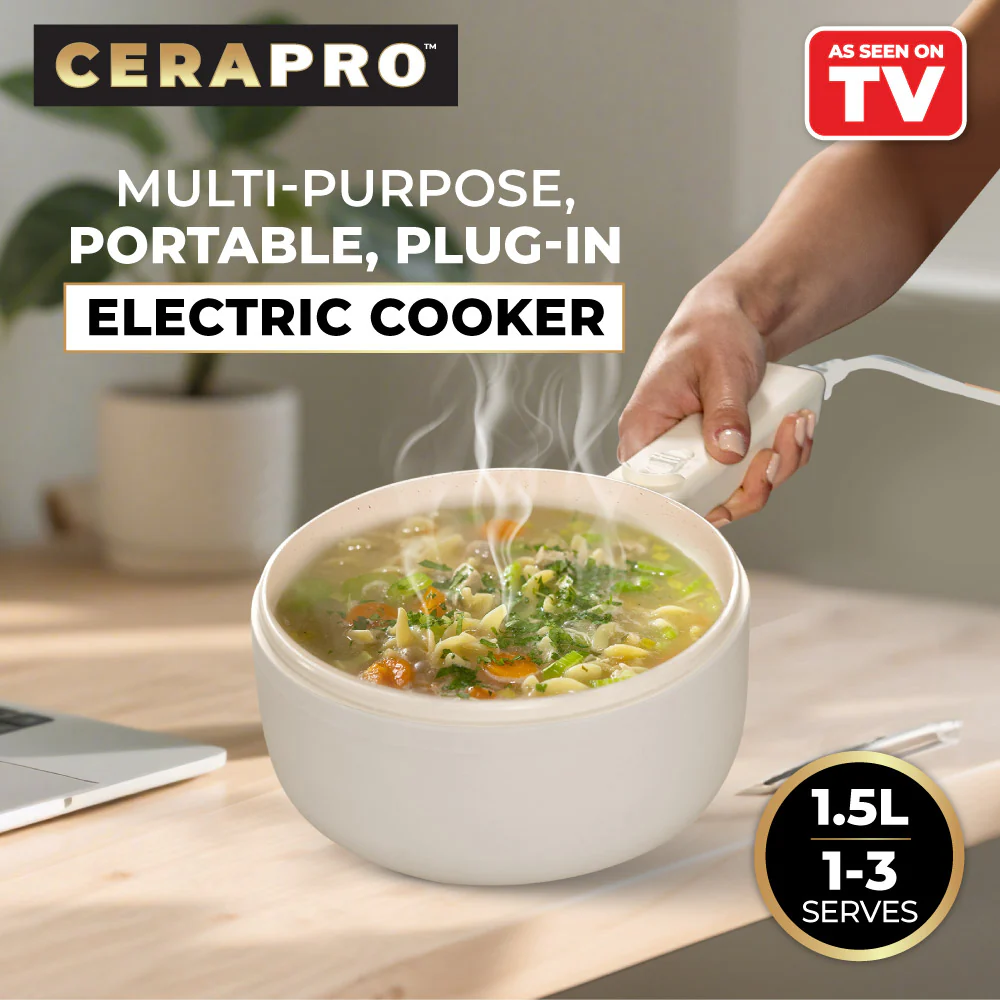 CeraPro Multi-Purpose Electric Cooker and Hot Pot 1.5L - Image 2