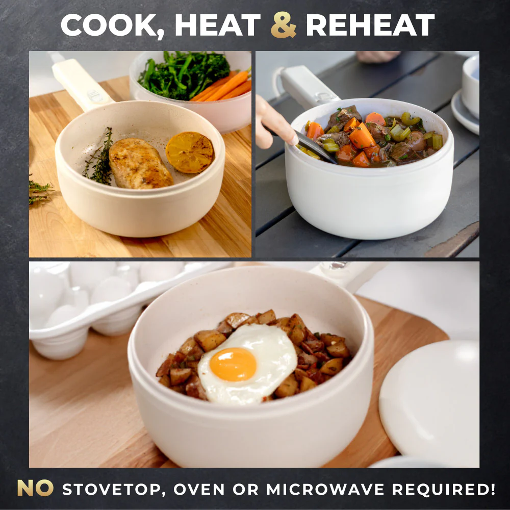 CeraPro Multi-Purpose Electric Cooker and Hot Pot 2.5L - Image 3