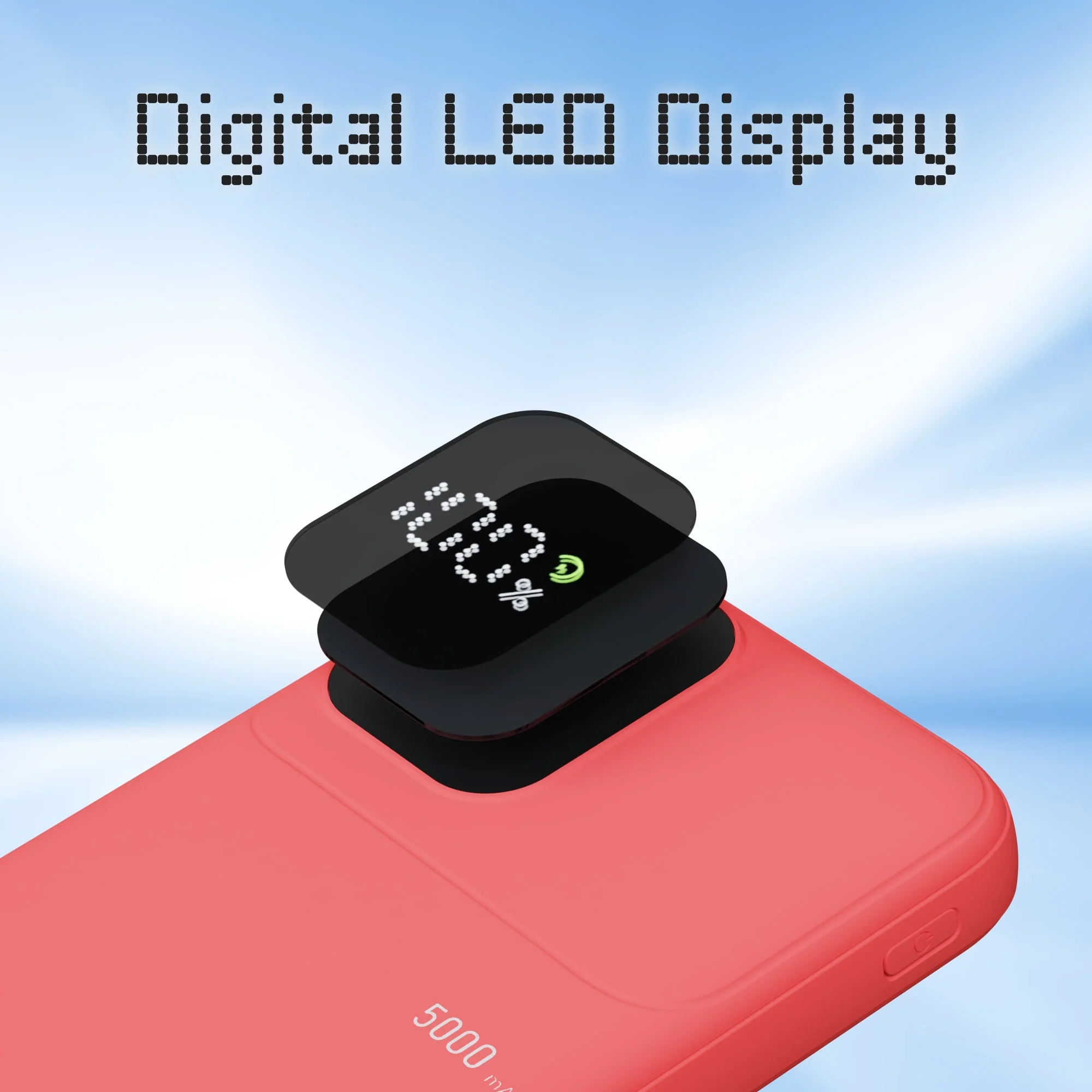 ChargeCore SafeCharge Max 5K LiFePO4 Power Bank (Sunset Coral) - Image 10