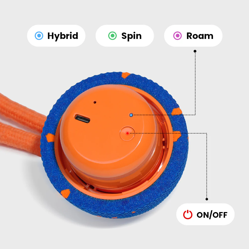 Cheerble Wicked Ball Rolly - Interactive Smart Dog Toy - Royal Blue - Image 3