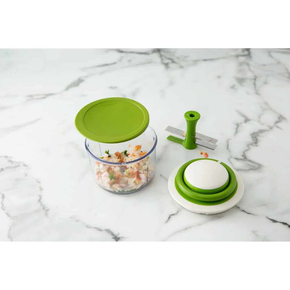 Chef'n VeggiChop 900ml Manual Food Processor (Green) - Image 3
