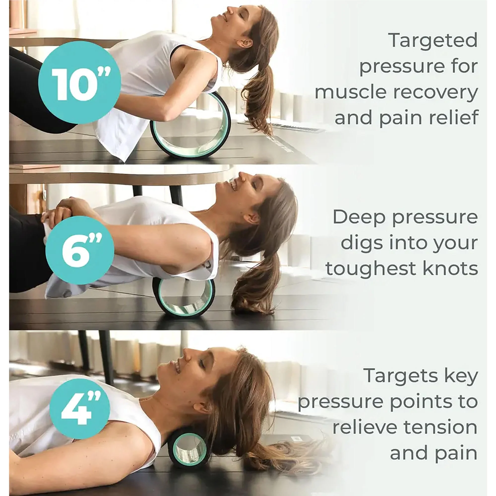 Chirp Massage Wheel 3 Pack (4" 6" 10") - Image 4