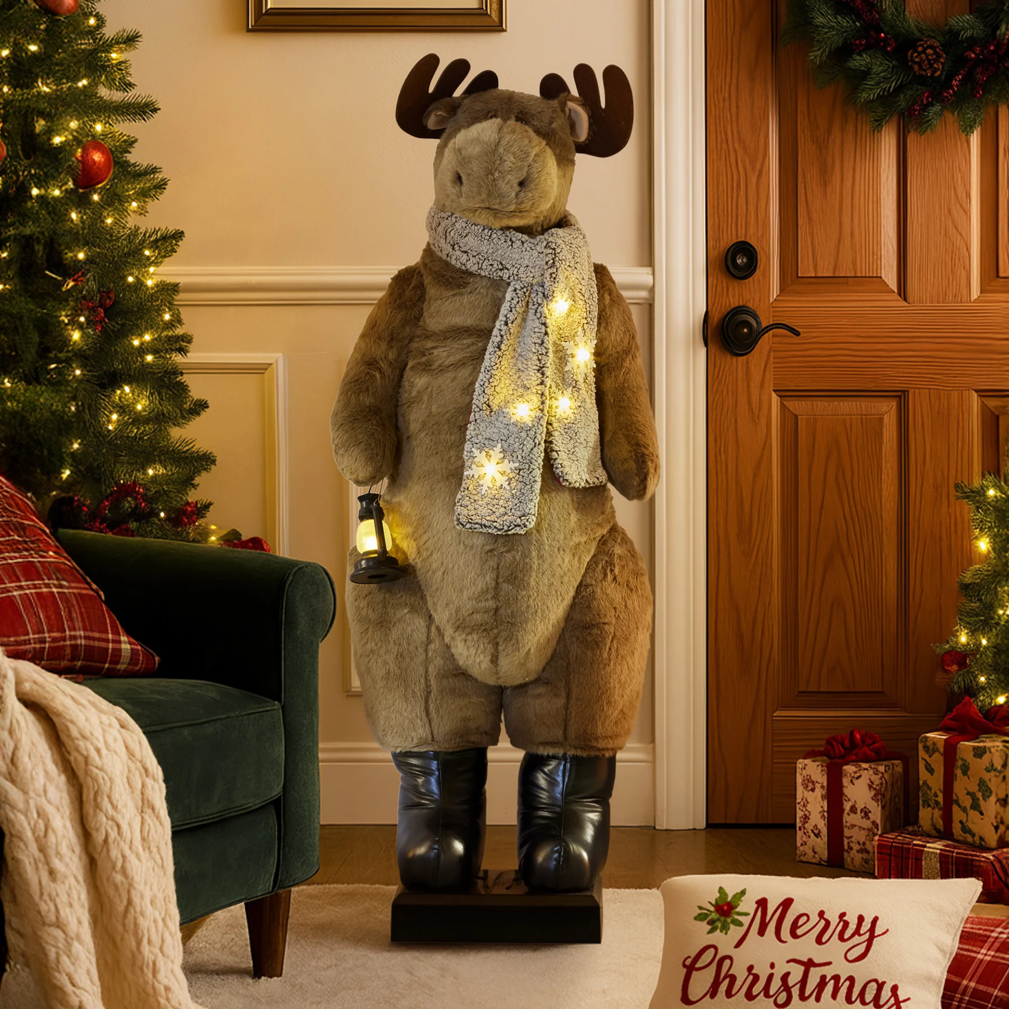 Christabelle Animated Musical LED Moose 1.5m - Image 5