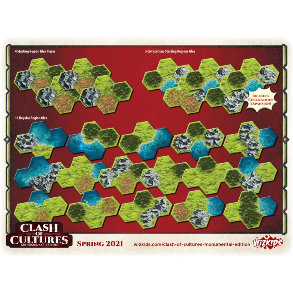 Clash of Cultures Monumental Edition Tabletop Board Game 14y+ - Image 2