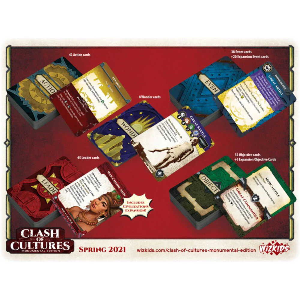 Clash of Cultures Monumental Edition Tabletop Board Game 14y+ - Image 5