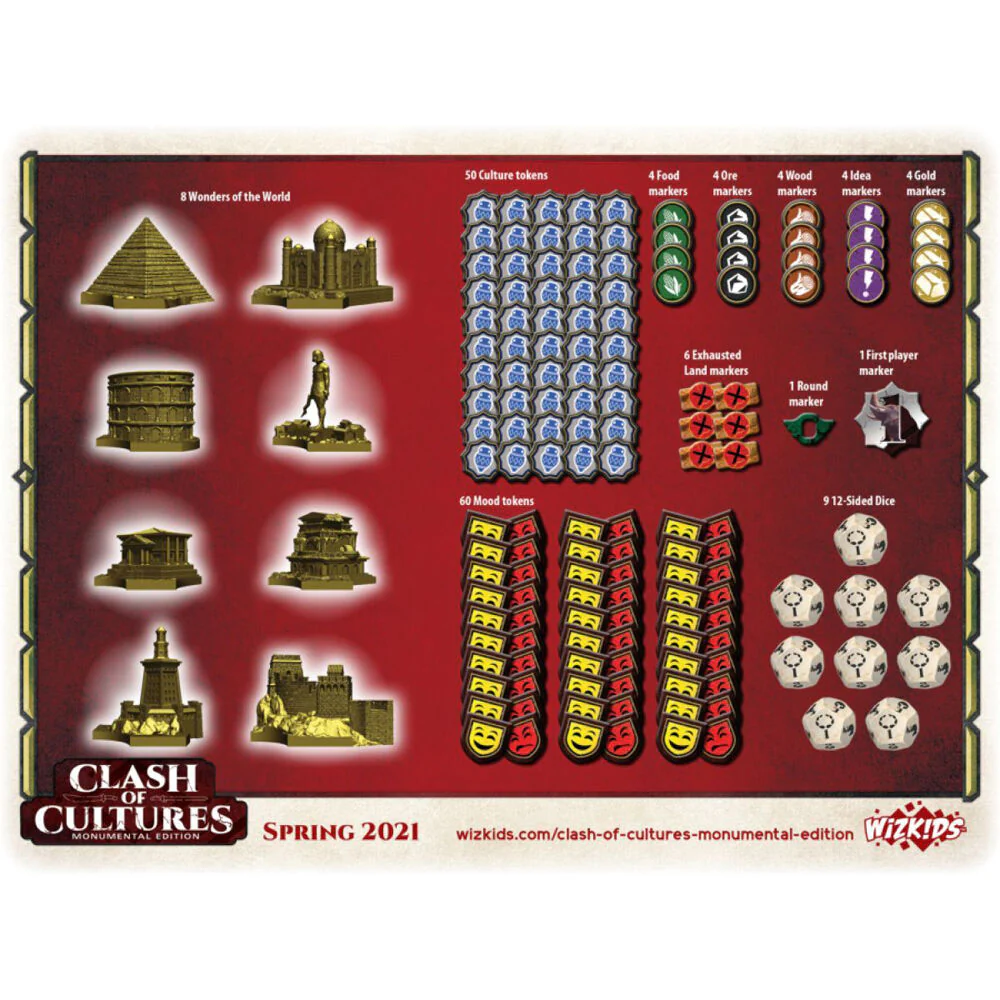 Clash of Cultures Monumental Edition Tabletop Board Game 14y+ - Image 6
