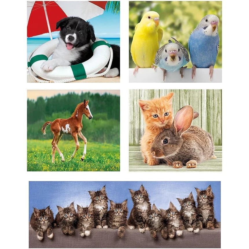 Clementoni 10 in 1 Puzzle Animal Friends - Image 2