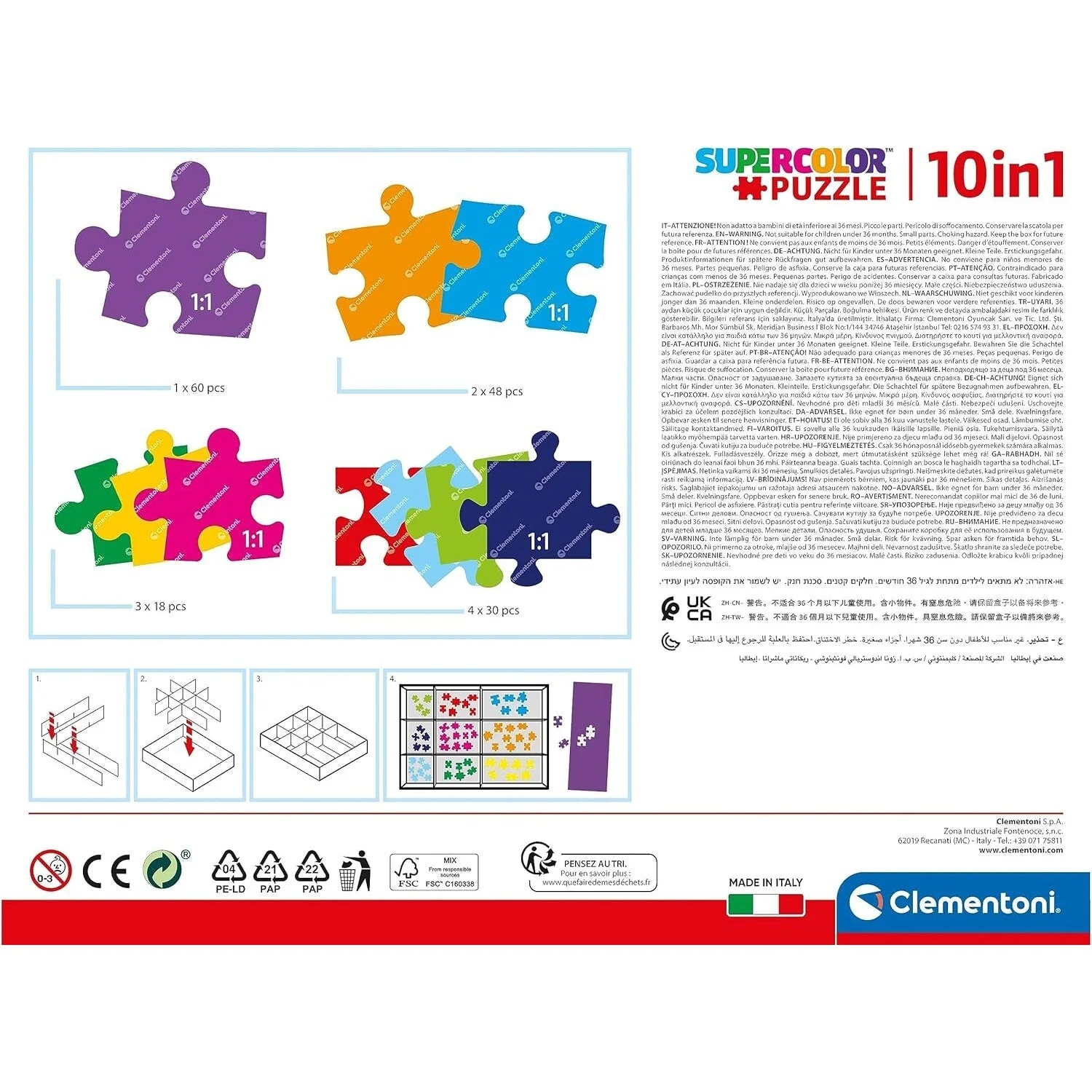 Clementoni 10 in 1 Puzzle DC Comics - Image 5