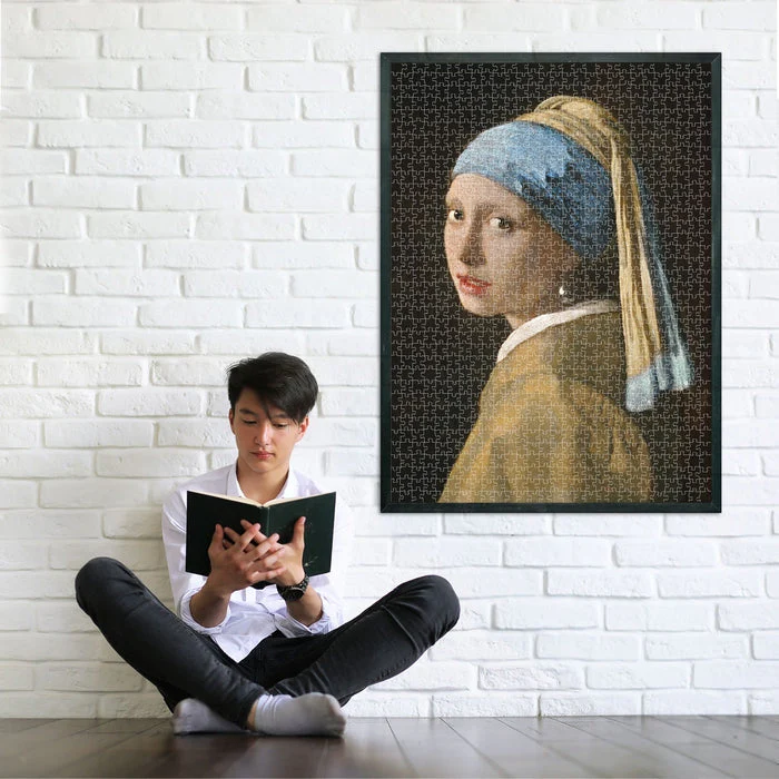 Clementoni 1000-Pieces Girl with Pearl Earring Puzzle - Image 3
