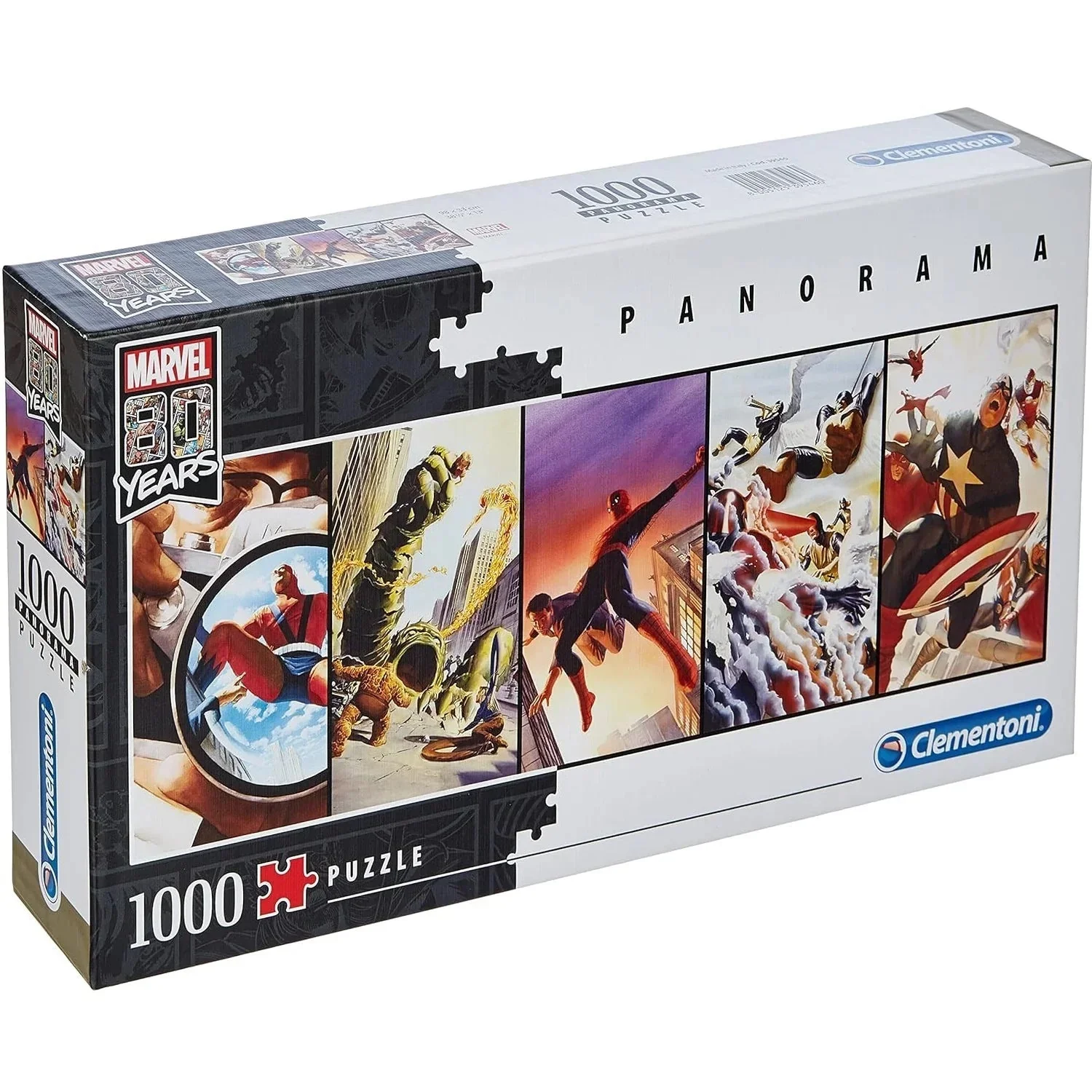 Clementoni Marvel 80th Anniversary Panorama 1000 Piece Puzzle - Image 2