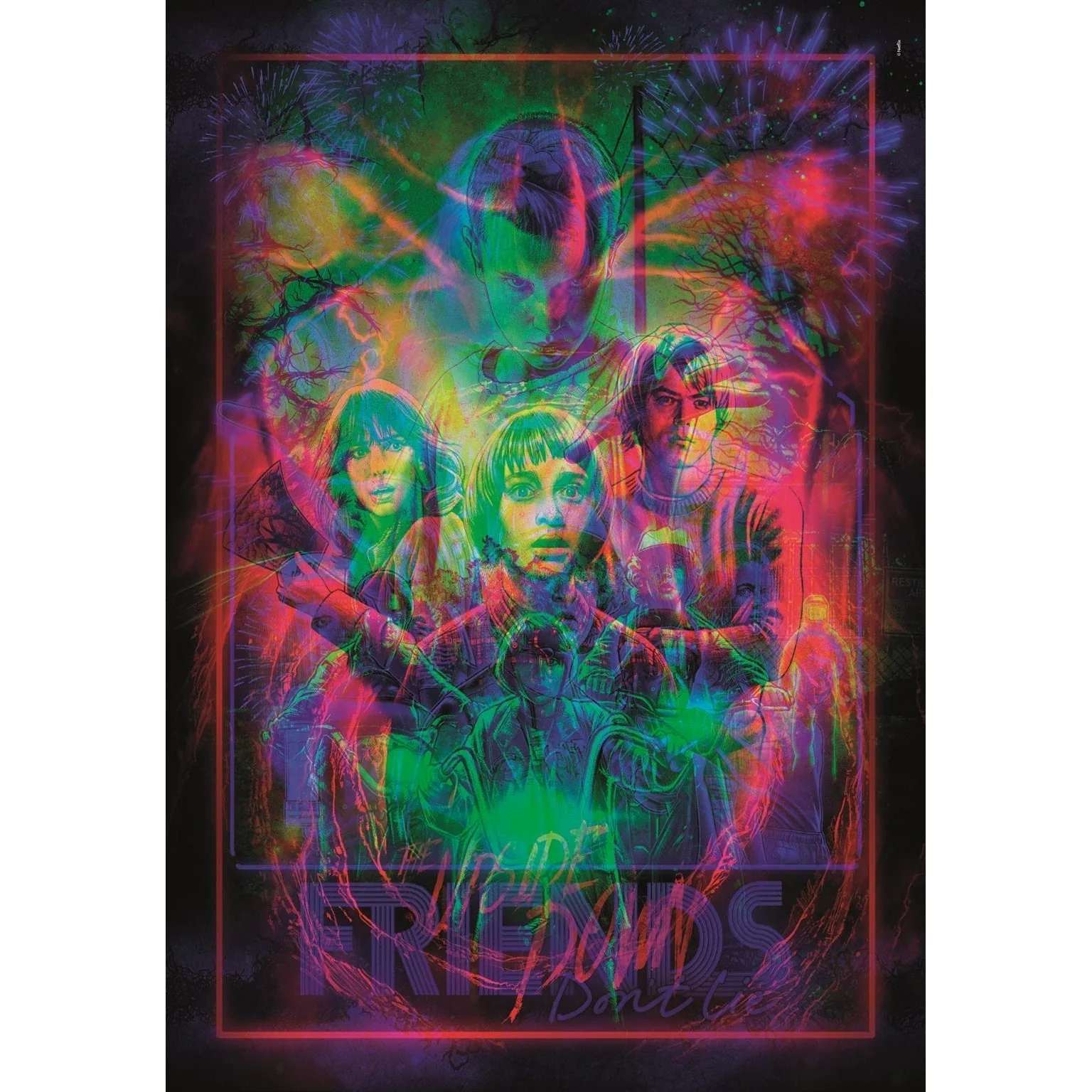 Clementoni Metamorphic Art Collection Electronic Art Stranger Things - The Upside Down - Image 2