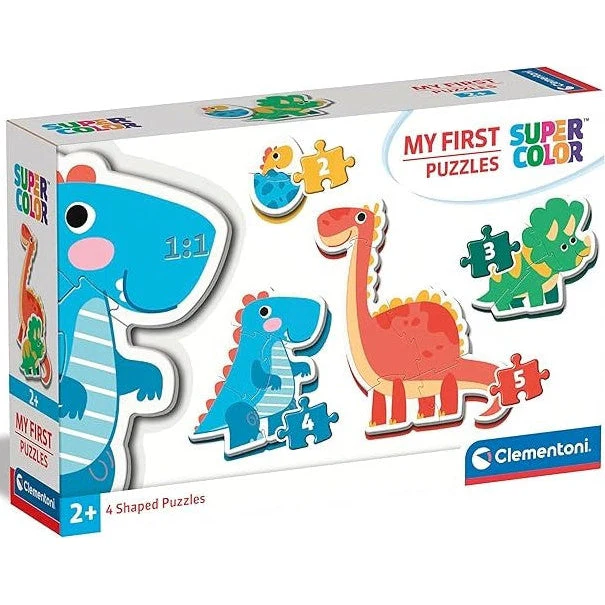 Clementoni My First Puzzles Dinosaurs 4 Shaped Puzzles - Image 4