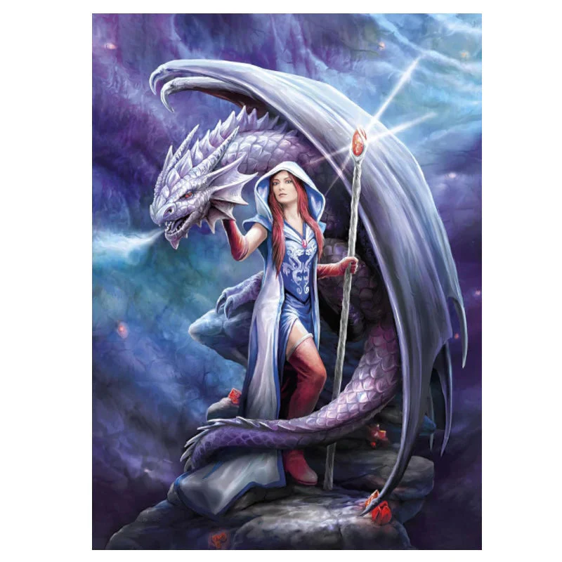 Clementoni Puzzle Anne Stokes Dragon Mage 1,000 Pieces - Image 2
