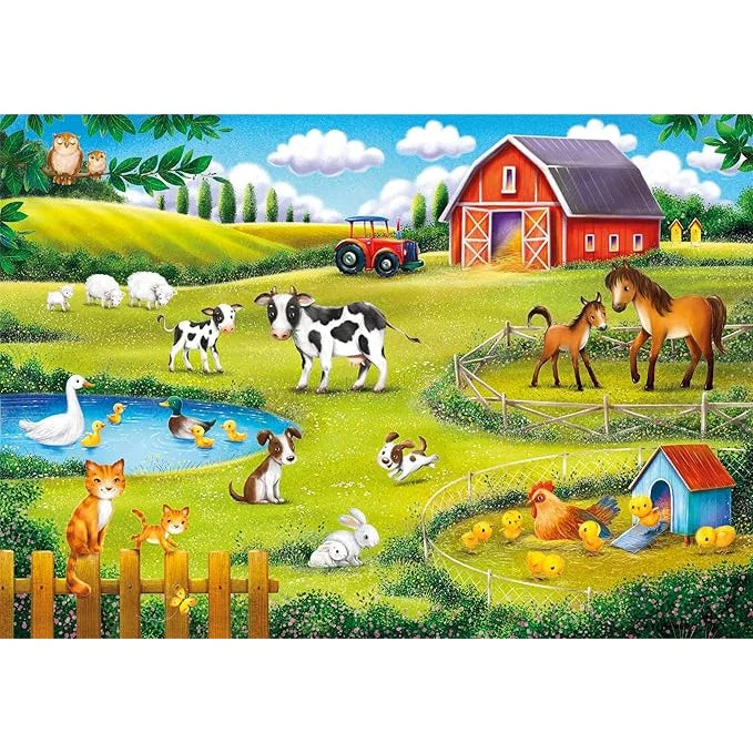 Clementoni Puzzle The Animal Farm 30 Pieces - Image 2