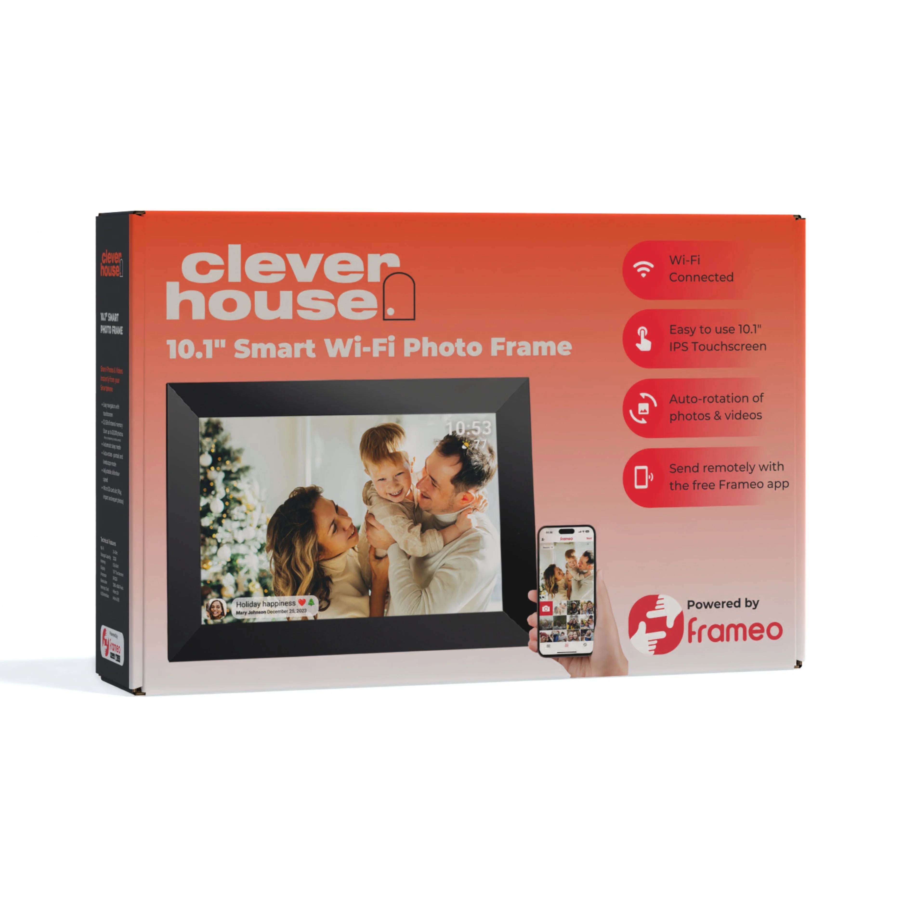 Clever House Frameo 10.1" Smart Wi-Fi Photo Frame - Image 3
