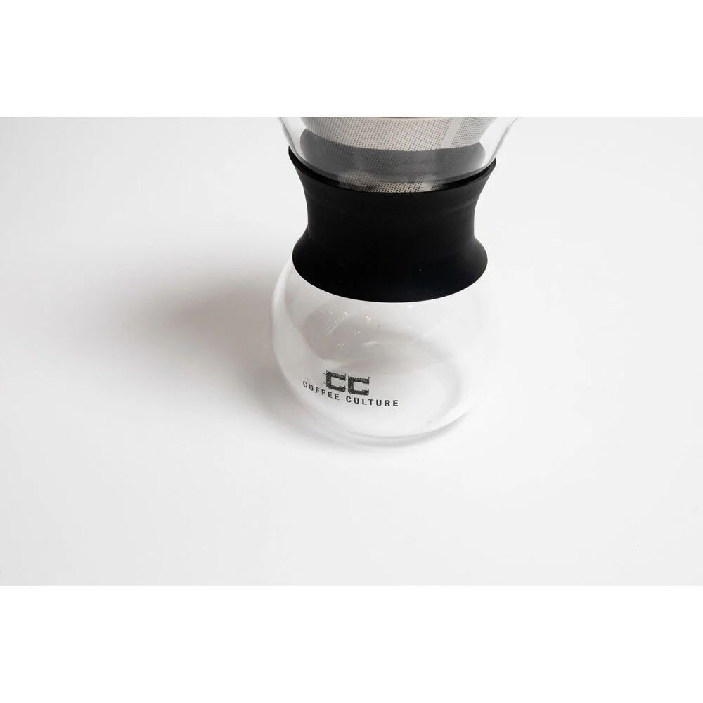 Coffee Culture 200ml Pour Over Coffee Maker Glass Jug Dripper with Filter - Image 3