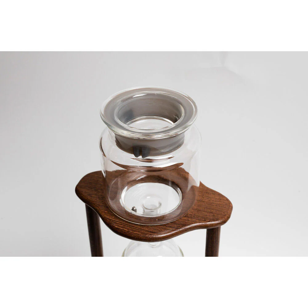 Coffee Culture 350ml Cold Drip Glass Brewing Coffee Maker with Wooden Stand - Image 2