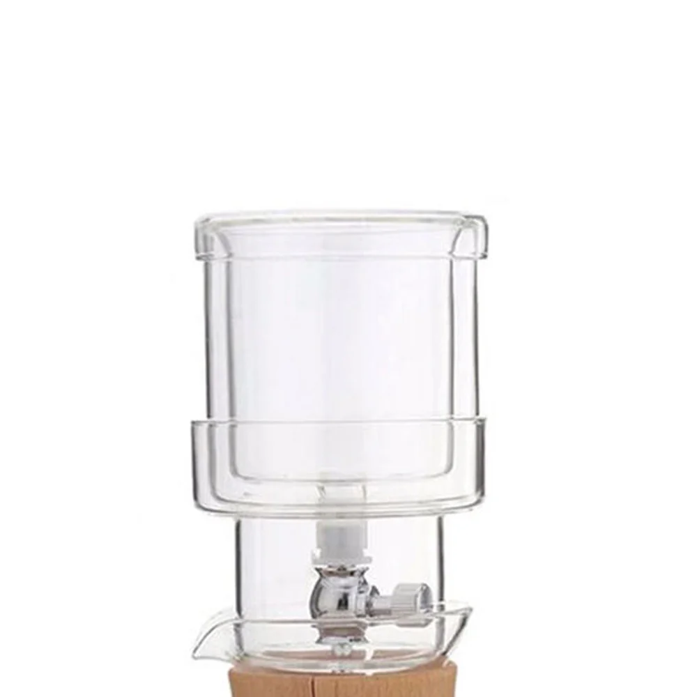 Coffee Culture 400ml/26cm Cold Drip Glass Coffee Maker with Wooden Neck (Clear) - Image 3