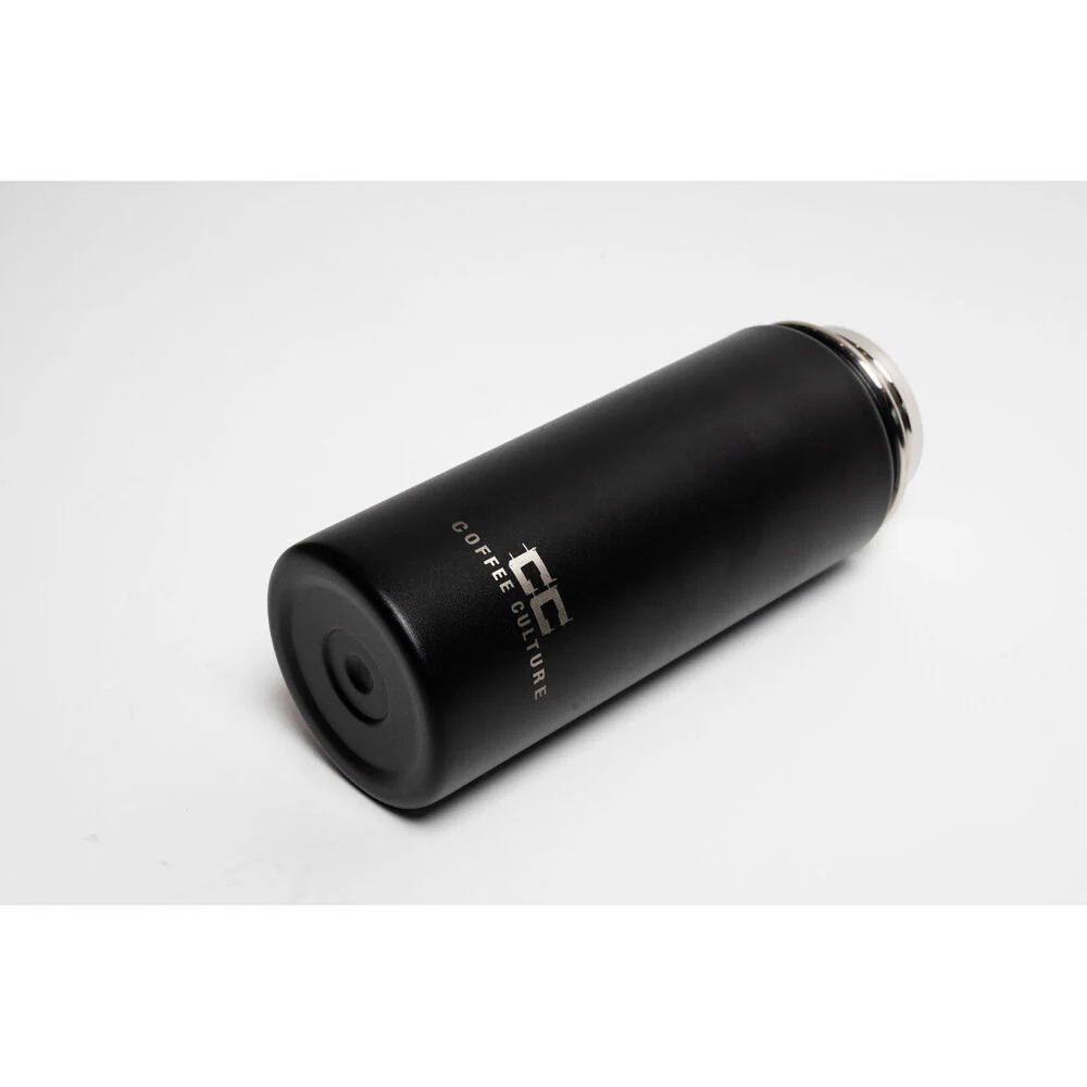 Coffee Culture 500ml Stainless Steel Insulated Travel Flask with Sipper (Black) - Image 4