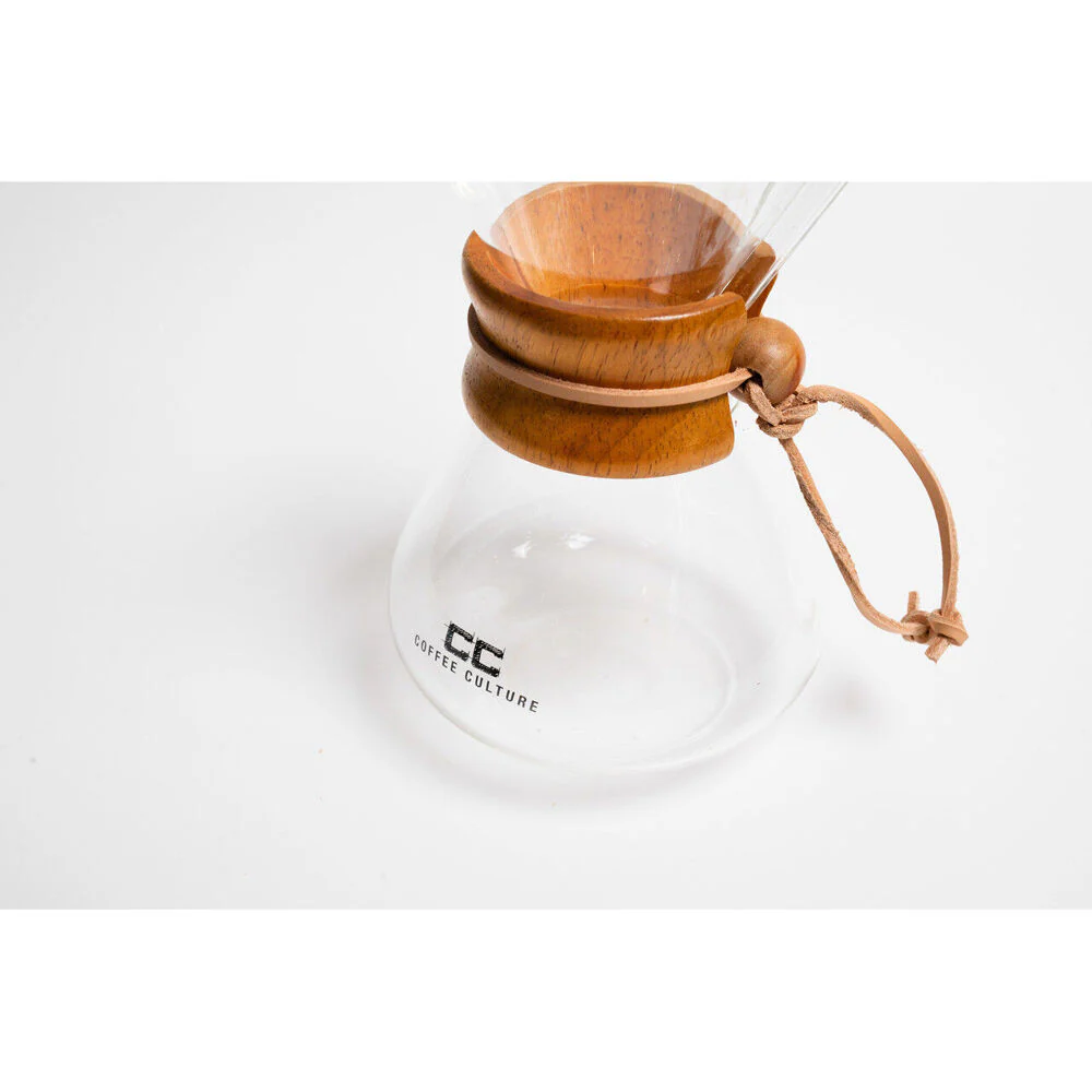 Coffee Culture Pour Over 400ml Glass Coffee Maker Drip Jug with Filter Clear - Image 5