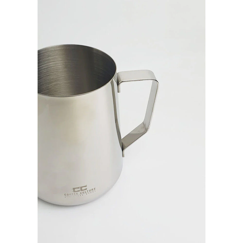 Coffee Culture Stainless Steel 600ml Milk Frothing Jug Container (Silver) - Image 3