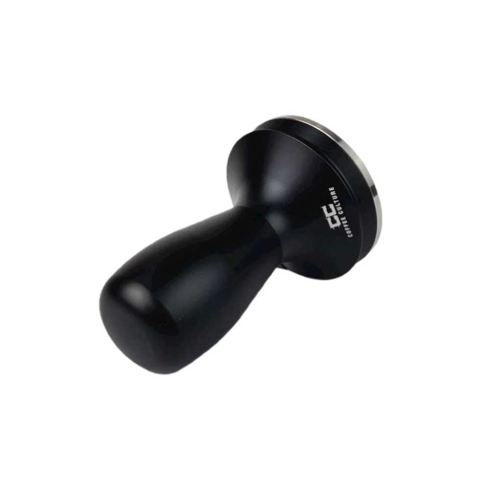 Coffee Culture Stainless Steel Coffee Tamper 53mm Flat Base (Matte Black) - Image 3