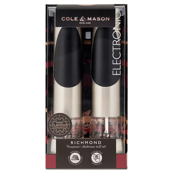 Cole & Mason Richmond Electronic Salt and Pepper Shakers - Image 3