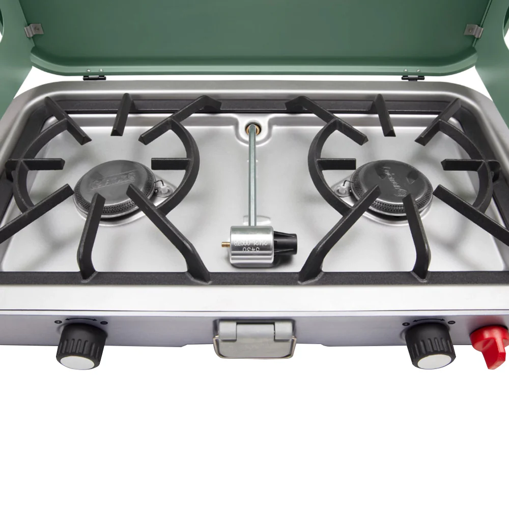 Coleman Cascade 3-in-1 Two Burner Camping Stove (Green) - Image 3