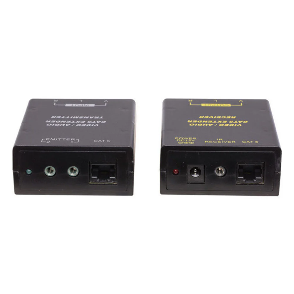 Composite Rca Video/Audio Cat5 Extender with IR Extender Kit - Image 4