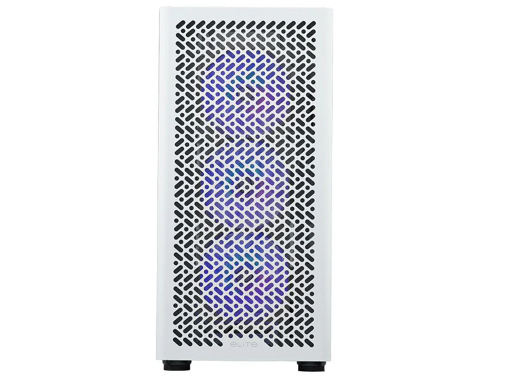 Cooler Master Elite 502 Tempered Glass Mid-Tower Case - White - Image 2