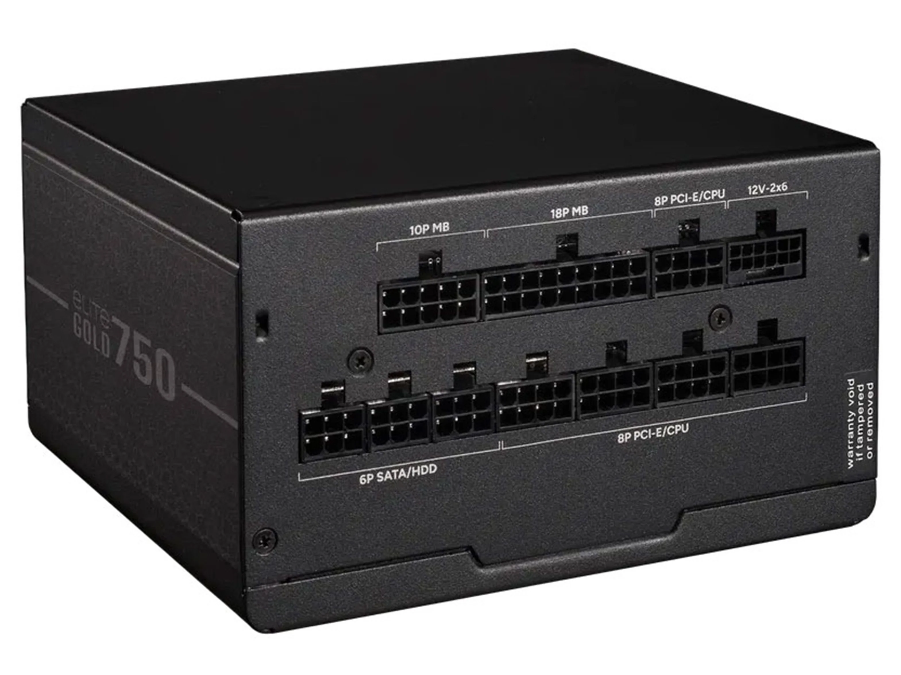 Cooler Master Elite Gold 750W 80 Plus Gold Fully Modular ATX3.1 Power Supply - Black - Image 2