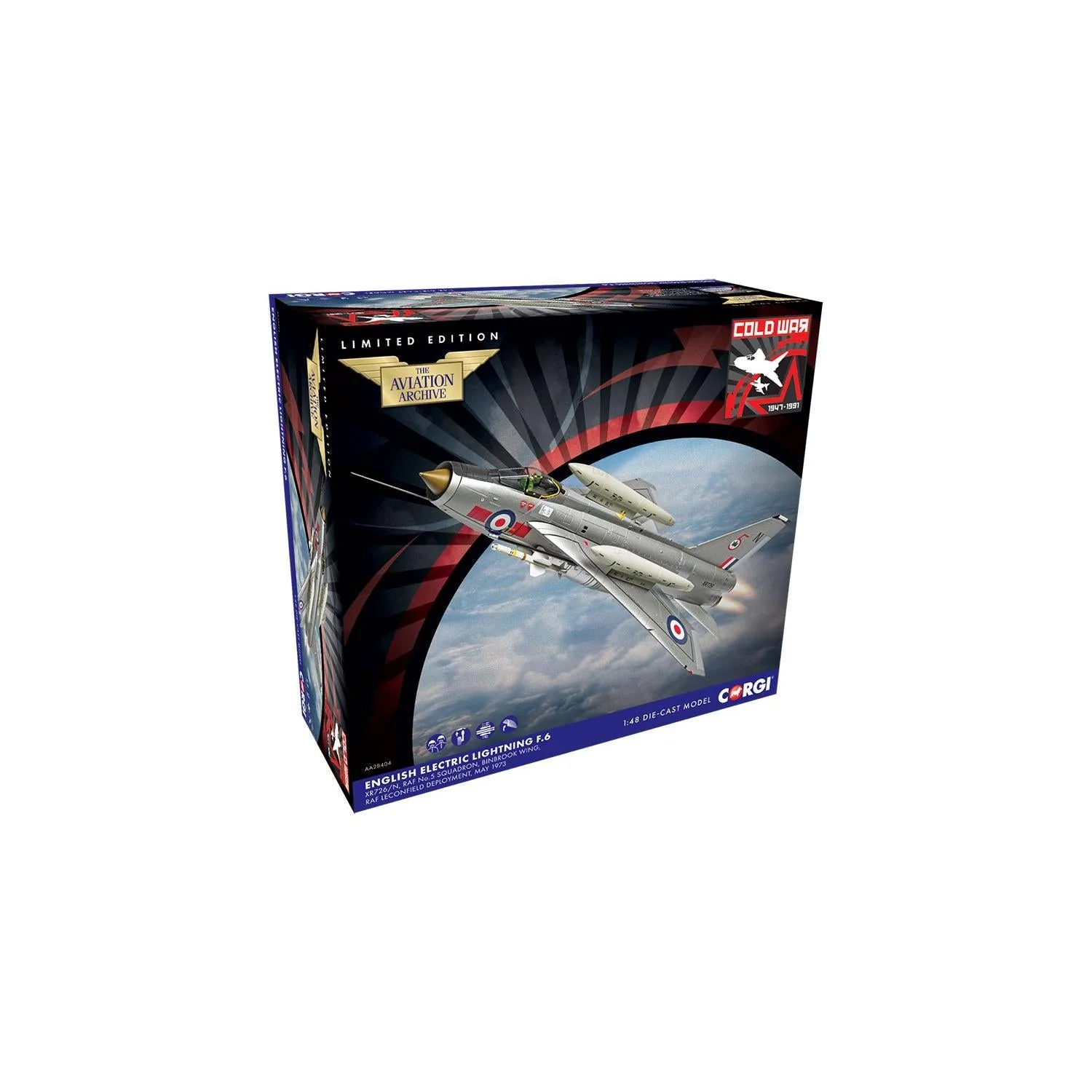 Corgi 1/48 English Electric Lightning F.6 - RAF No. 5 Sqn - RAF Leconfield - Image 4