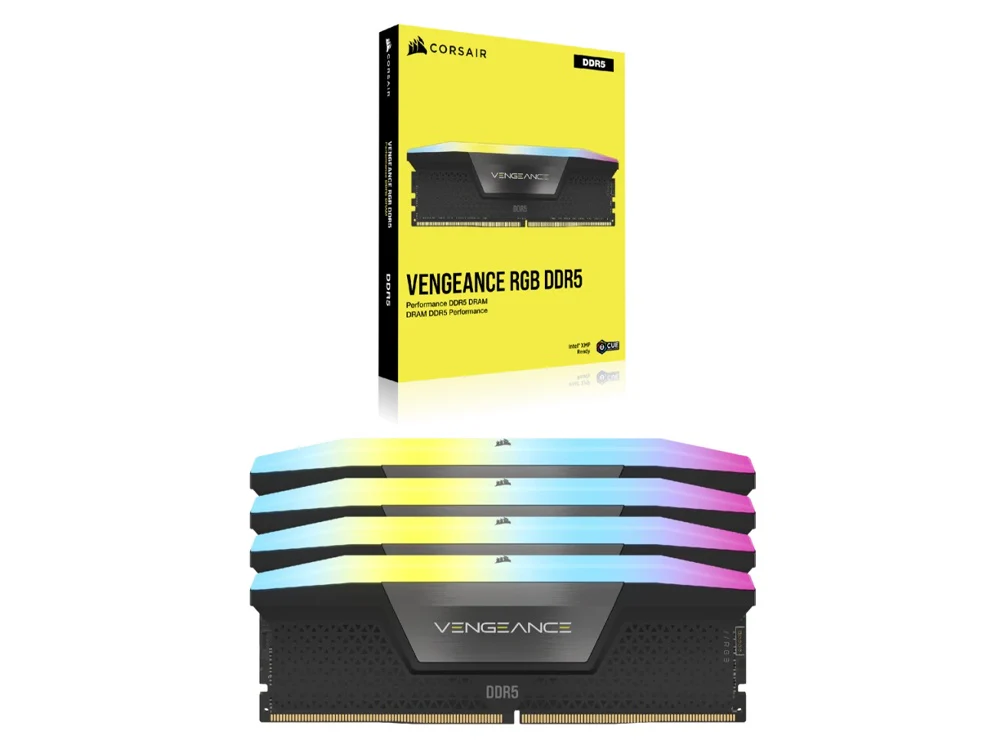 Corsair 192GB (4x48GB) CMH192GX5M4B5200C38 Vengeance RGB 5200MT/s CL38 DDR5 RAM - Image 2