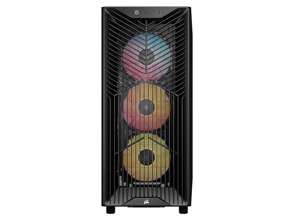 Corsair 3200D RS ARGB Tempered Glass Mid-Tower Case (Black) - Image 3