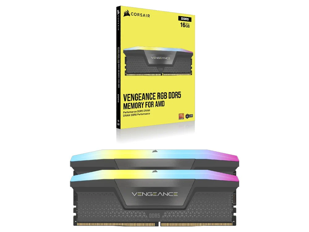 Corsair 64GB (2x32GB) CMH64GX5M2B6000Z38 Vengeance RGB 6000MT/s CL38 DDR5 RAM - Image 5
