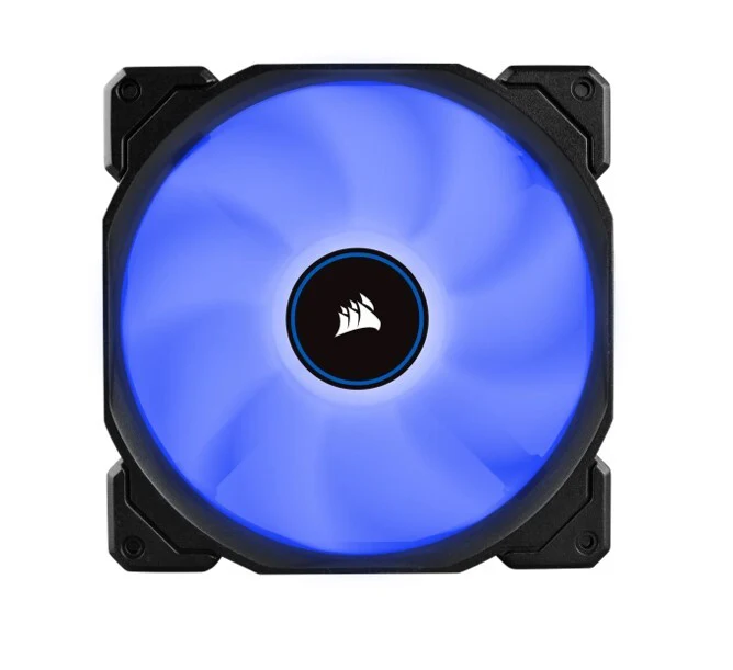 Corsair AF140 LED 140mm Fan (Blue)  [Dual Pack] - Image 2