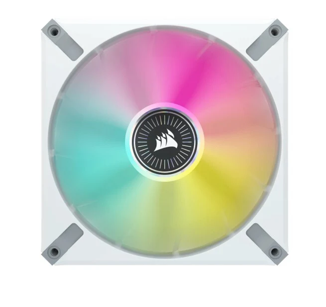 Corsair iCUE 140mm ML140 RGB ELITE Premium Fan 2-pack (White) - Image 3