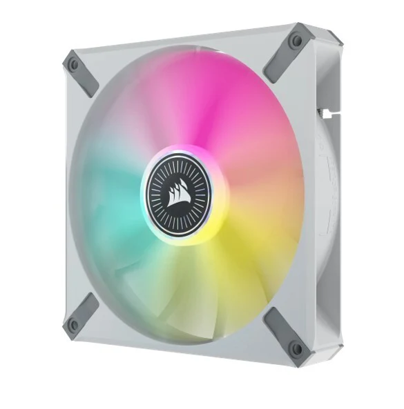 Corsair iCUE 140mm ML140 RGB ELITE Premium Fan 2-pack (White) - Image 4