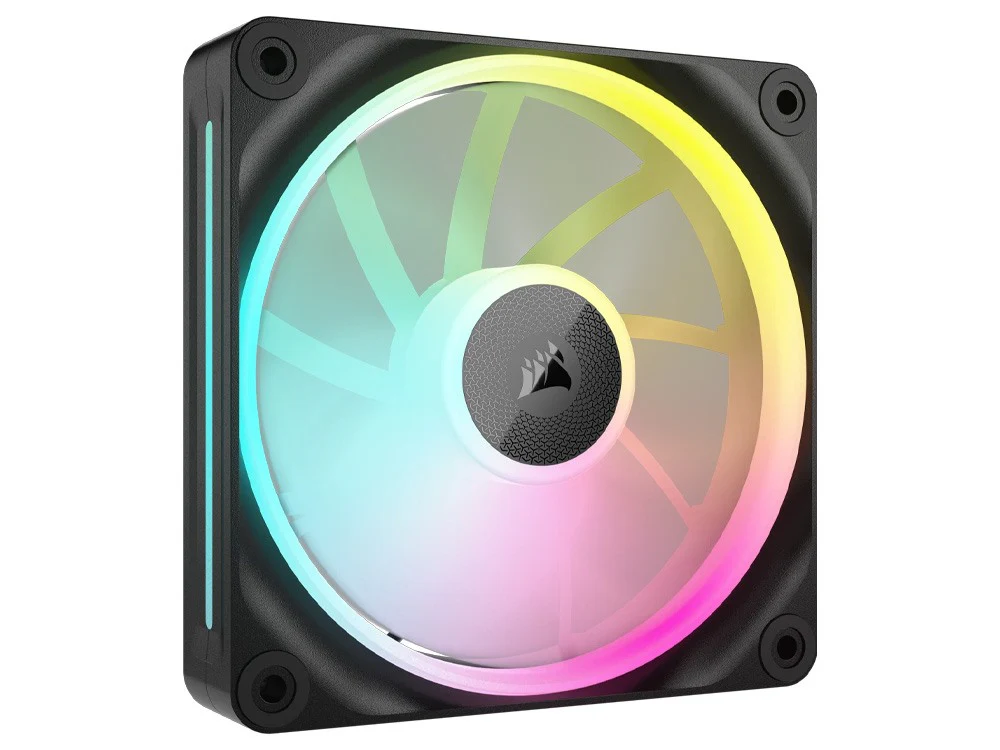 Corsair iCUE LINK LX120 120mm RGB PWM Case Fan - Black (1-Pack) - Image 2