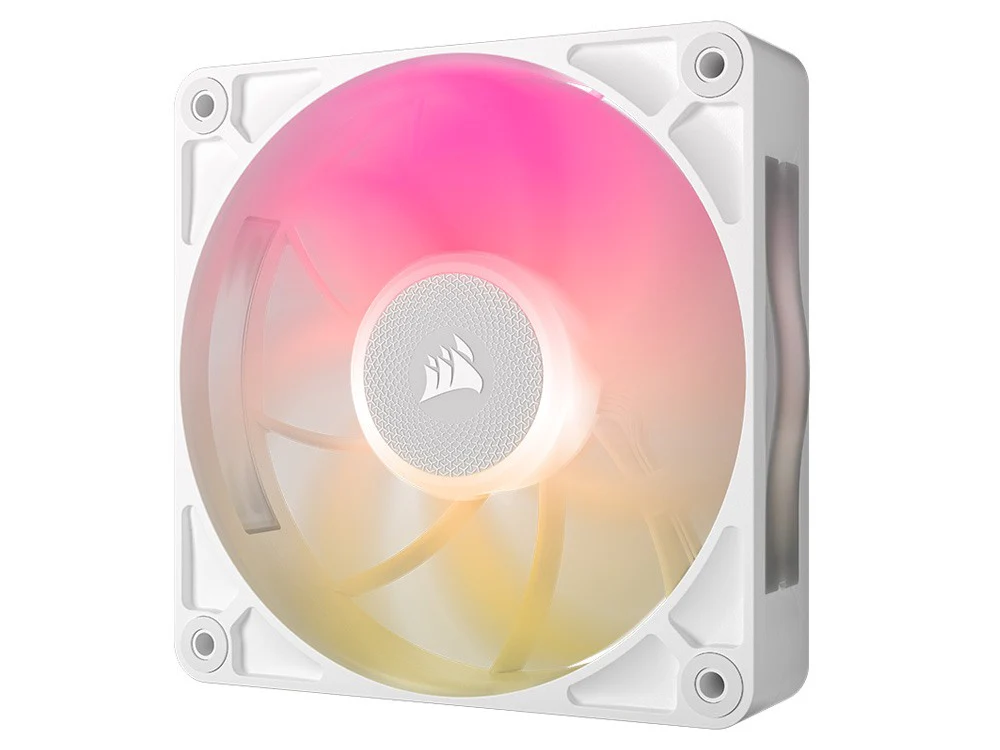 Corsair iCUE LINK RX120 MAX RGB 120mm PWM Thick Fans  - White (3-Pack) - Image 4