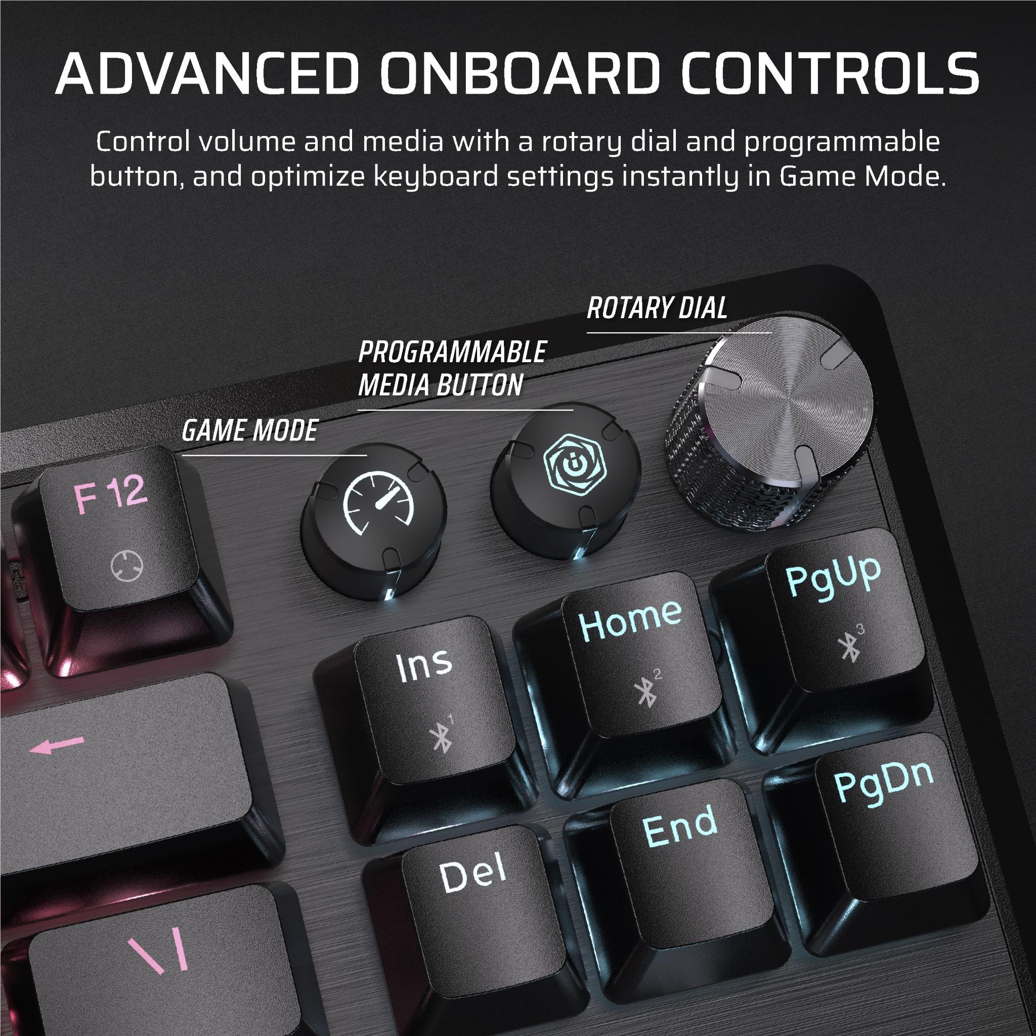 Corsair K70 CORE TKL Wireless Tenkeyless Mechanical Gaming Keyboard (Black) - Image 7