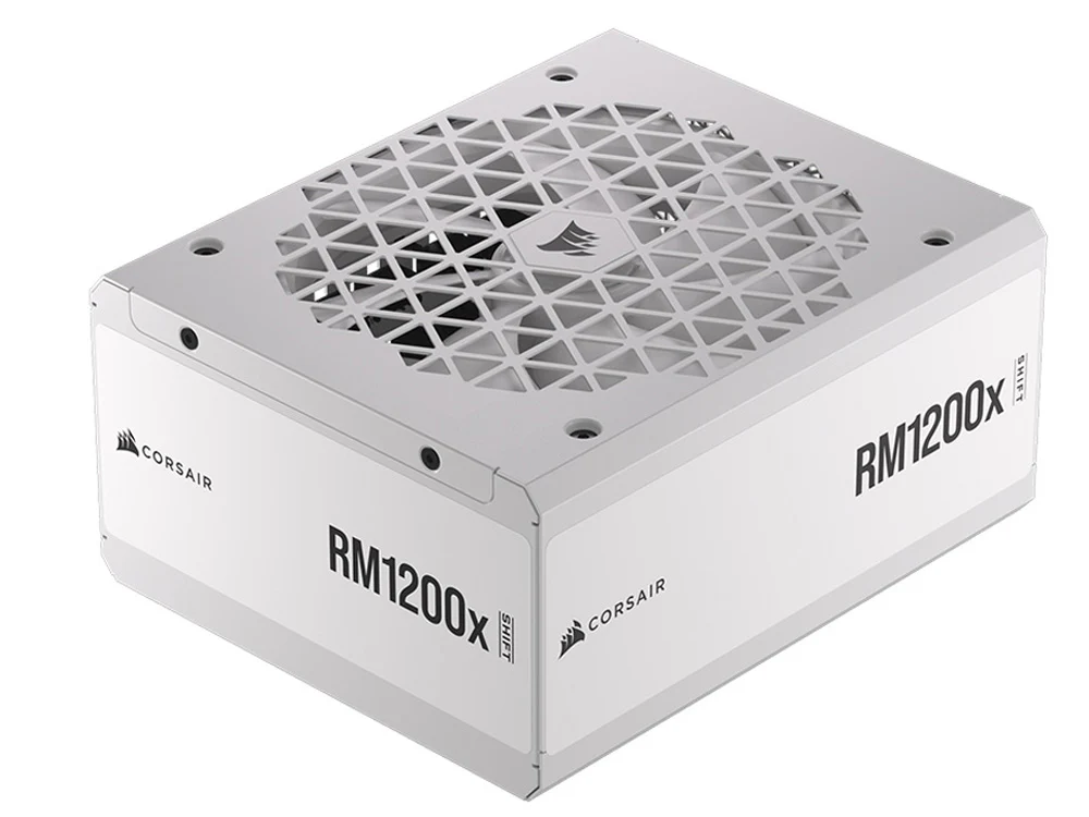 Corsair RM1200x SHIFT 1200W 80+ Gold Modular ATX Power Supply (White) - Image 3