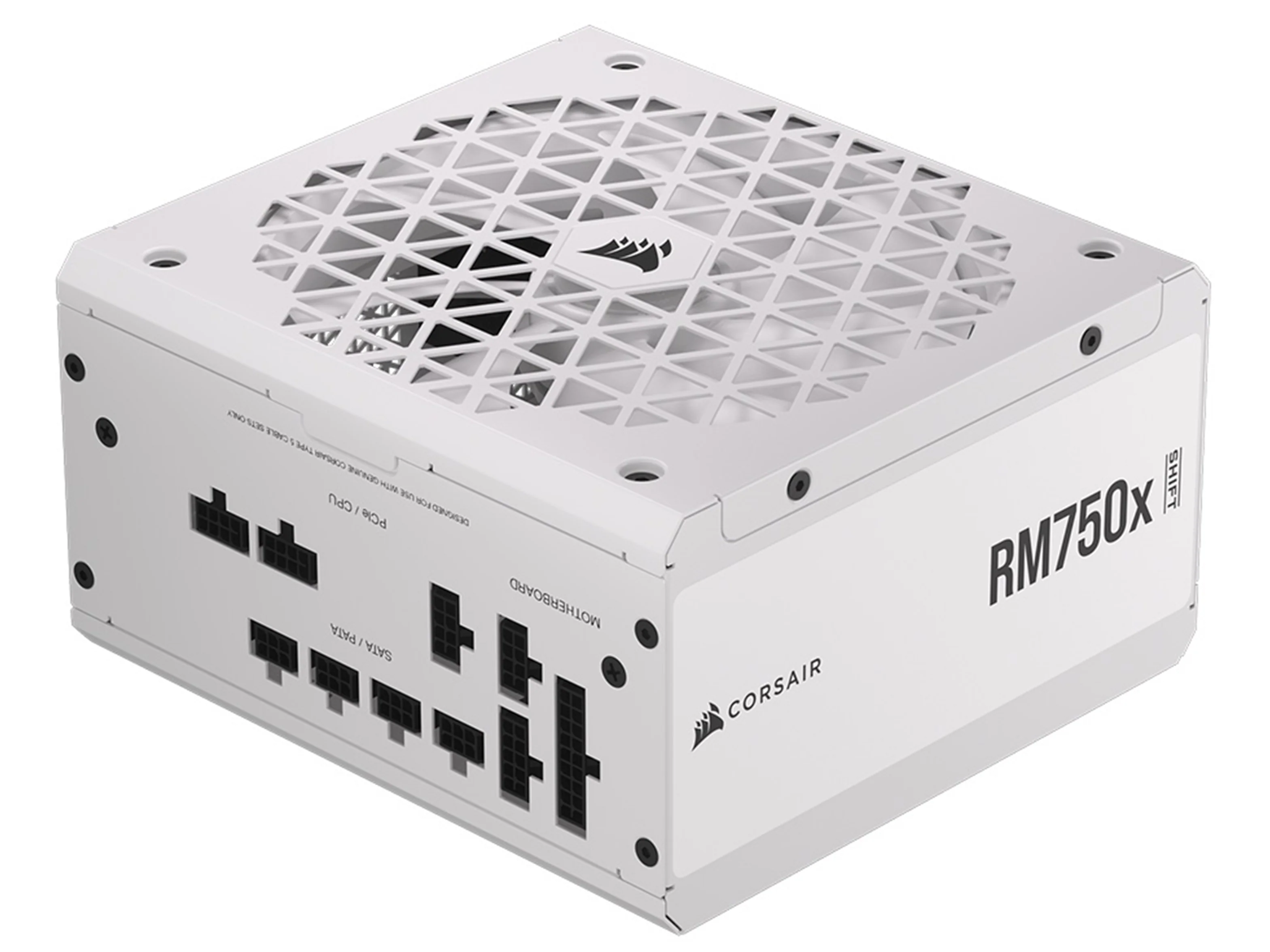 Corsair RM750x SHIFT 750W 80+ Gold ATX Fully Modular Power Supply - White - Image 3