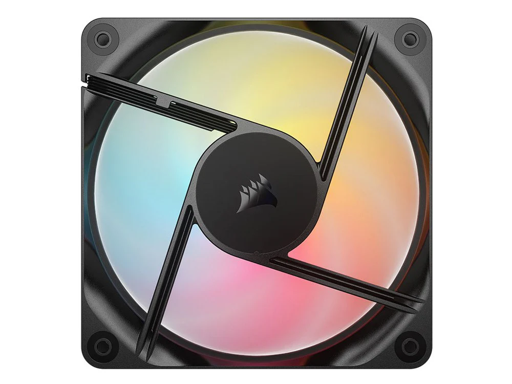 Corsair RS120-R ARGB 120mm PWM Reverse Fan 3-Pack (Black) - Image 3