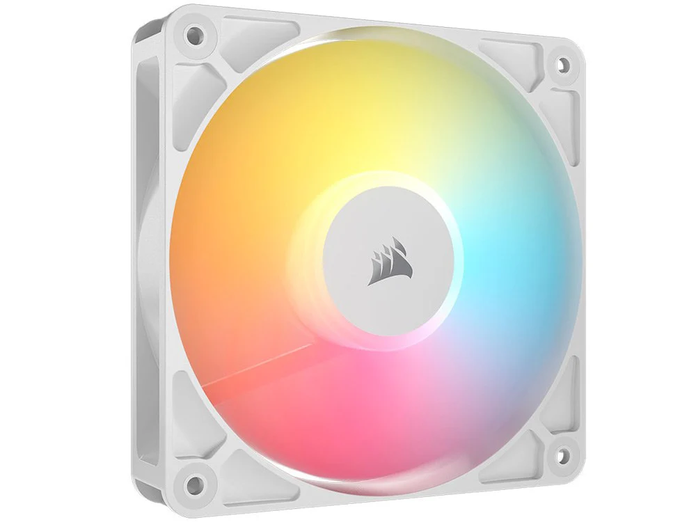 Corsair RS120-R ARGB 120mm PWM Reverse Fan 3-Pack (White) - Image 2